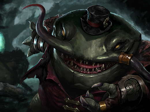 2016年绘画作品英雄联盟lol塔姆