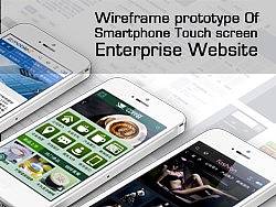 企业移动官网APP&nbsp;Wireframe&nbsp;prototype