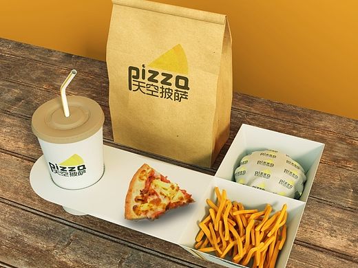 披薩logo 天空披薩（個人主頁-ZMTI5Njg4OTY=） - 品牌 - 站酷設(shè)計師二劉二劉原創(chuàng)素材 - 站酷ZCOOL