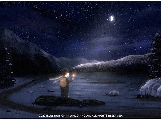 向著遠(yuǎn)方（個(gè)人主頁(yè)-ZNTkzNzE5NTY=） - 商業(yè)插畫(huà) - 站酷設(shè)計(jì)師清淺淺QINGQIAN原創(chuàng)素材 - 站酷ZCOOL