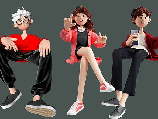 C4D人物设计