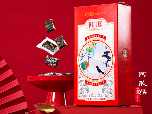 阿胶糕 | 滋补品拍摄(个人主页-ZNTk5MjA2ODA=) - 美食摄影 - 站酷设计师快门食刻原创素材 - 站酷ZCOOL