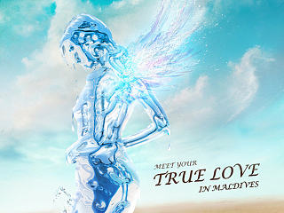 马尔代夫旅游KV-Layout（个人主页-ZNjIzMDYxMg==） - 海报 - 站酷设计师魂oblige原创素材 - 站酷ZCOOL