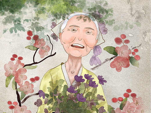 三生三世十里桃花杨幂古装古风同人画作