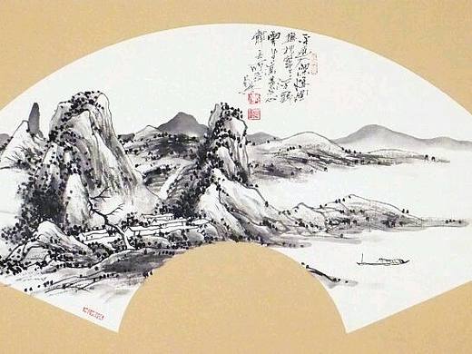 【镜片山水】李家兴国画作品欣赏（个人主页-ZMjMxOTYxODQ=） - 绘画 - 站酷设计师方片艾斯君原创素材 - 站酷ZCOOL