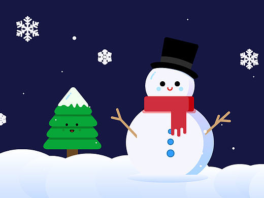 下雪咯（个人主页-ZMjA0MDA1OTY=） - 创作习作 - 站酷设计师曲径通幽_he原创素材 - 站酷ZCOOL