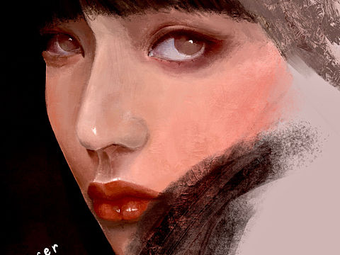 临摹小松菜奈（个人主页-ZNDYzMzIwODA=） - 创作习作 - 站酷设计师辣炒蛤蜊原创素材 - 站酷ZCOOL