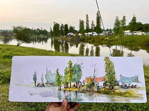 好玩的时刻，我会选择画下来