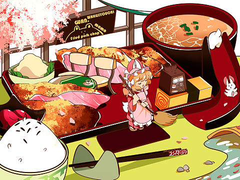 和食插画①