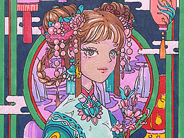 【锦绣芳华】人物马克笔手绘