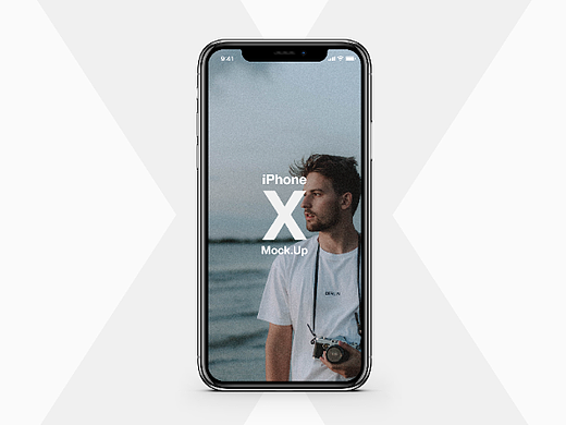 苹果iphoneX高端手机样机设计