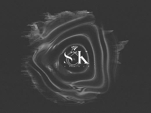 女装品牌LOGO： S&K GARDEN 