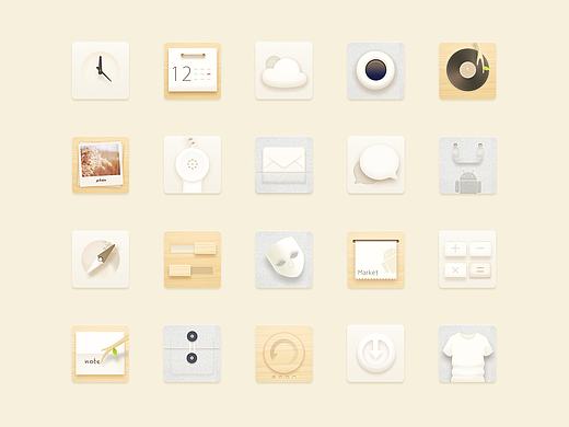 练习——手机主题+图标临摹