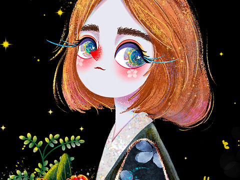 手绘板绘女孩子（个人主页-ZNTUxOTgwMjA=） - 艺术插画 - 站酷设计师猫汤之河滩原创素材 - 站酷ZCOOL