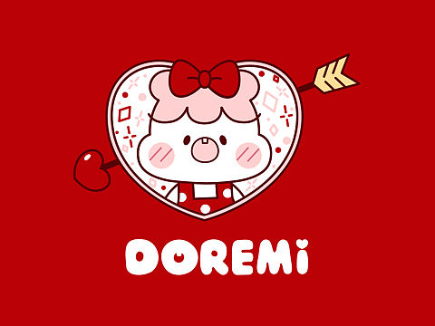 小仓鼠哆来咪DOREMI-爱心系列