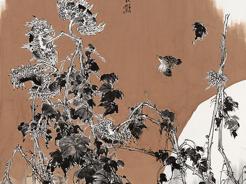 中国美术家协会会员崔树轩花鸟画作品欣赏