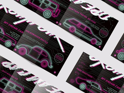  Zine小练习/赛博朋克/汽车