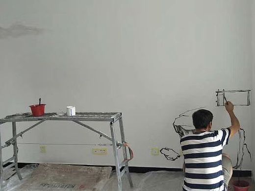 家居墙绘（电视墙壁画）