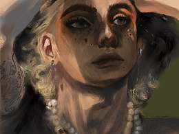 最近畫的一張人像