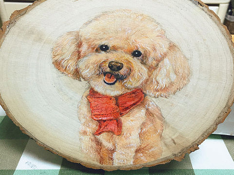 手绘工艺品，水彩小画，画像、花卉、风景