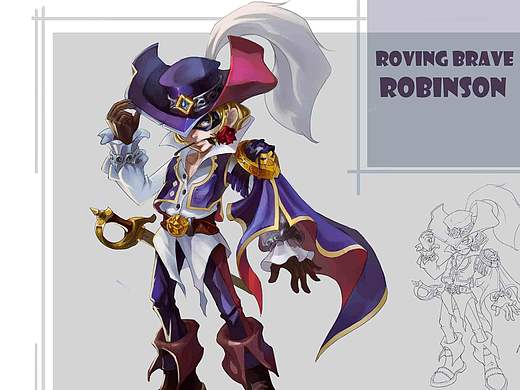 【佐羅】（個人主頁-ZMTY3NzIyNTY=） - 游戲原畫 - 站酷設(shè)計師那一抹湛藍丶原創(chuàng)素材 - 站酷ZCOOL