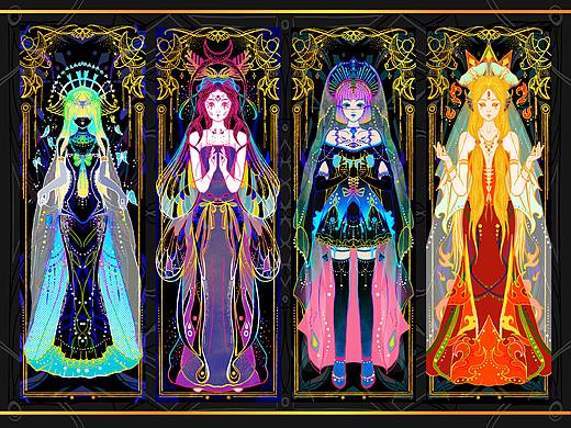 原创插画 I《祝·福》邂逅心选词条上上签