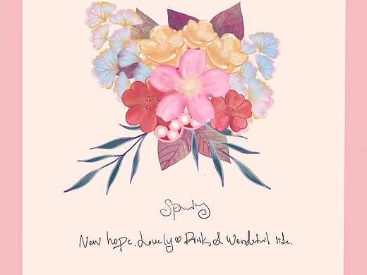 春天（个人主页-ZNTA1NTQ4ODg=） - 创作习作 - 站酷设计师炎儿_CARLMEN原创素材 - 站酷ZCOOL