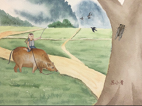 牧童遥指杏花村