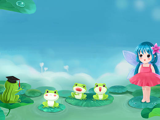 儿童插画—网页banner图（个人主页-ZMzE0MDk0NDQ=） - 商业插画 - 站酷设计师蓝葵酱原创素材 - 站酷ZCOOL