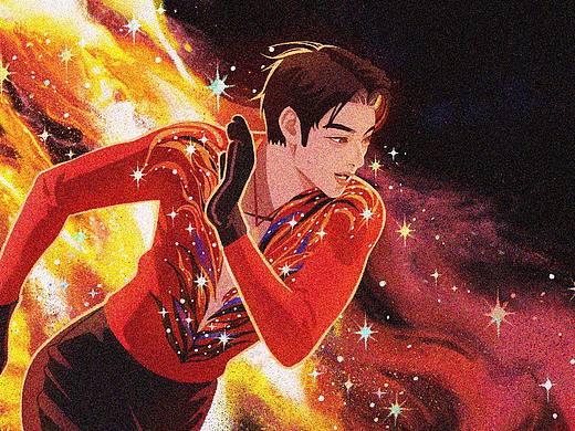 冬奥会期间画的一些喜欢的选手