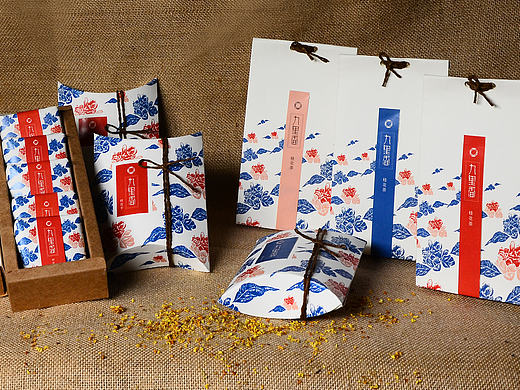 “九里香”桂花茶系列包装设计