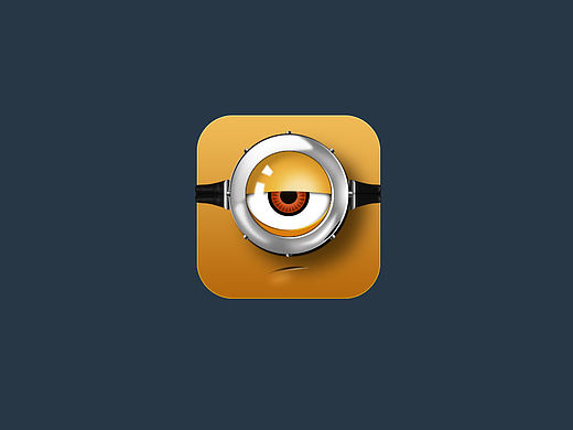 小黄人 图标临摹