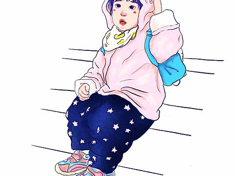 我有一個(gè)小寶寶（個(gè)人主頁-ZMzc1MDcyMzI=） - 創(chuàng)作習(xí)作 - 站酷設(shè)計(jì)師瑞拉vike原創(chuàng)素材 - 站酷ZCOOL