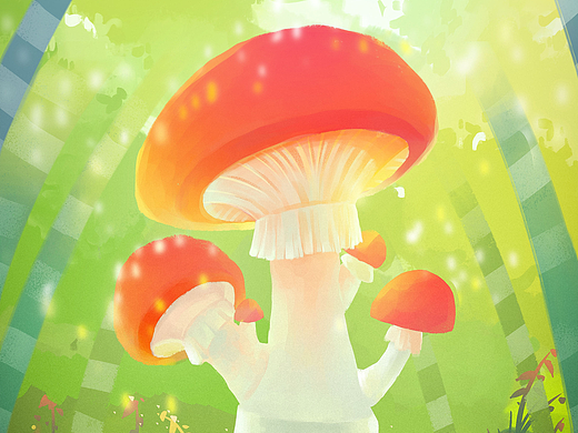 森林里的蘑菇