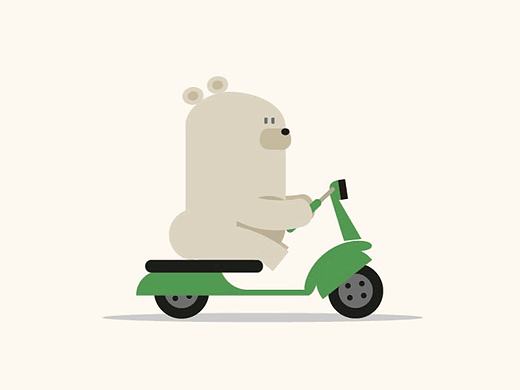 小熊騎車（個人主頁-ZMjE1MjI5MjQ=） - 動效設計 - 站酷設計師后來的我們原創(chuàng)素材 - 站酷ZCOOL