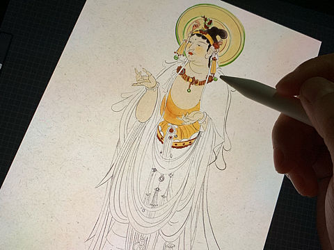 敦煌壁画 临摹