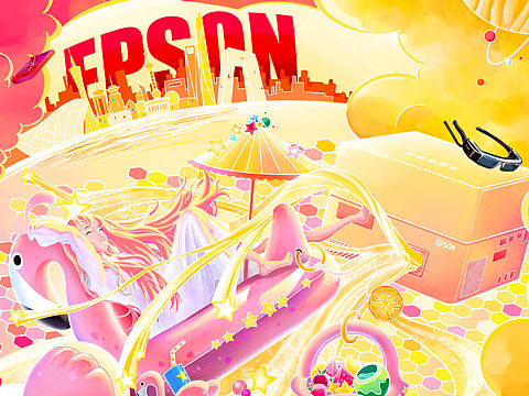 【EPSON】浮生绘影 智创未来（个人主页-ZNTk2NTE5NjQ=） - 商业插画 - 站酷设计师MQo_0原创素材 - 站酷ZCOOL