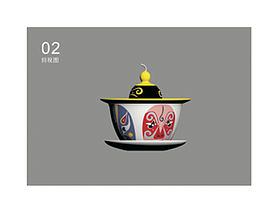 盖碗茶具文创