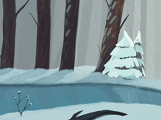 森林（个人主页-ZMTU2MjY4NTI=） - 创作习作 - 站酷设计师卡拉的卡拉原创素材 - 站酷ZCOOL