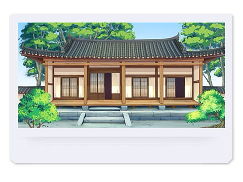 画了个房子场景