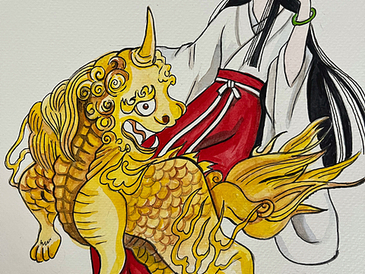 山海经之羽民国