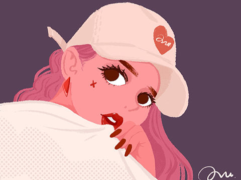 2019年-小姐姐头像插画系列