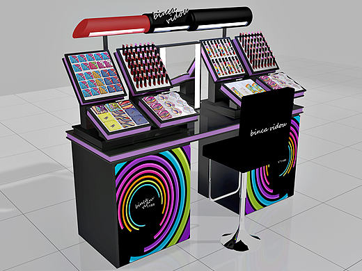 彩妆展览展示柜台（个人主页-ZMTk3NzQ5NzI=） - 展陈设计 - 站酷设计师xiaozhou930原创素材 - 站酷ZCOOL