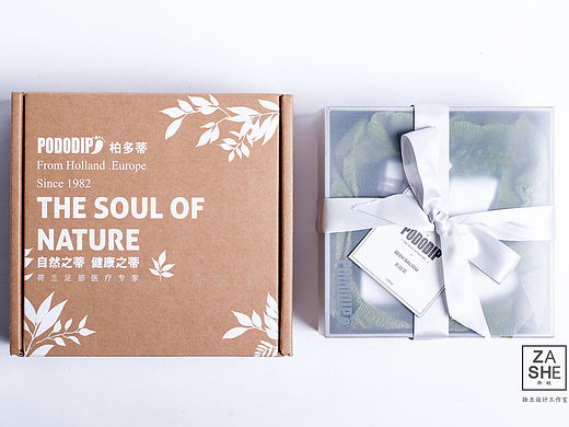杂社-PODODIP礼盒包装设计「THE SOUL OF NATURE」