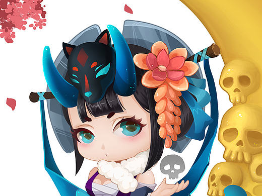 阴阳师同人（个人主页-ZMTk2MjI4OTI=） - 商业插画 - 站酷设计师Rosemary_Li原创素材 - 站酷ZCOOL