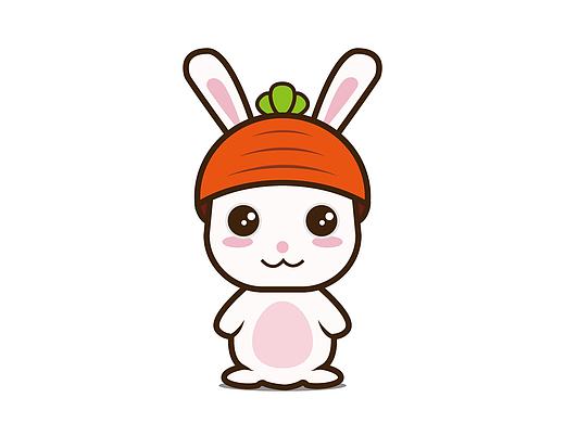 雪兔金服TUTU 卡通头像 吉祥物 三折页 单页 金融行业 胡萝卜 兔子