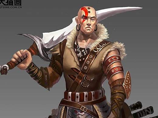 武汉原画培训作品--大漠刀客