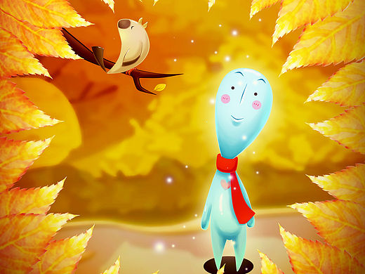 精灵与鸟（个人主页-ZMTQyNjQ5Njg=） - 创作习作 - 站酷设计师斐斐呀原创素材 - 站酷ZCOOL