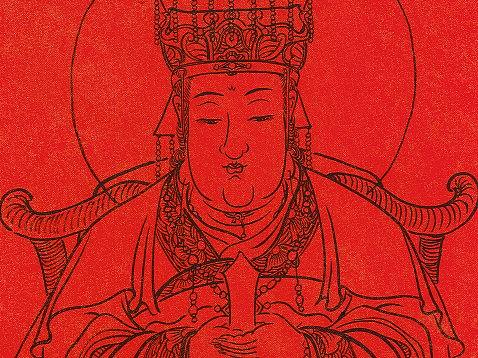 【妈祖意写】国画线艺插画
