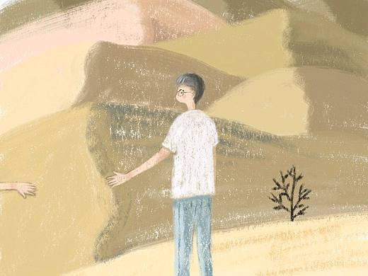 插画女孩男孩临摹